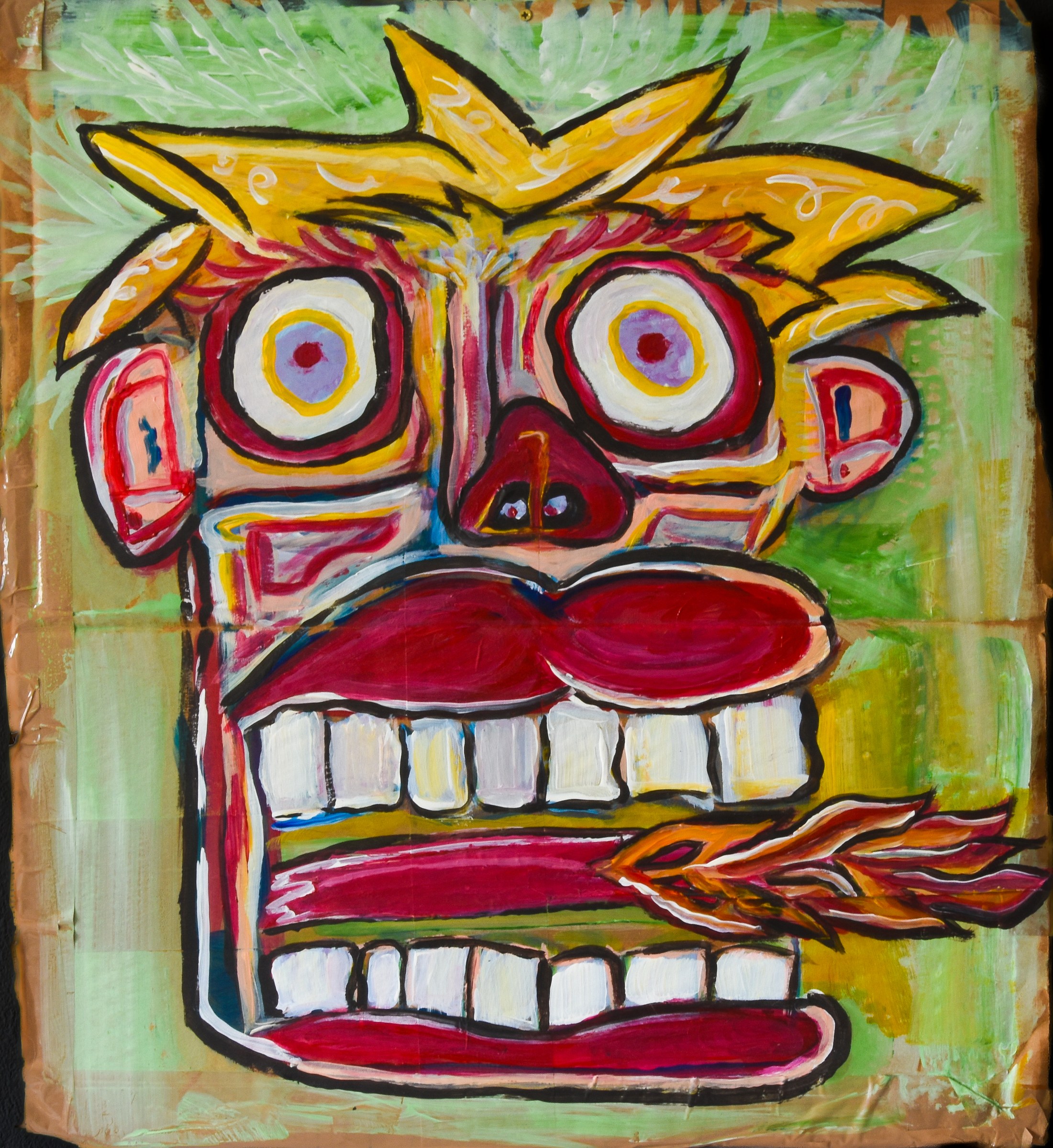 Untitled — acrylic on canvas