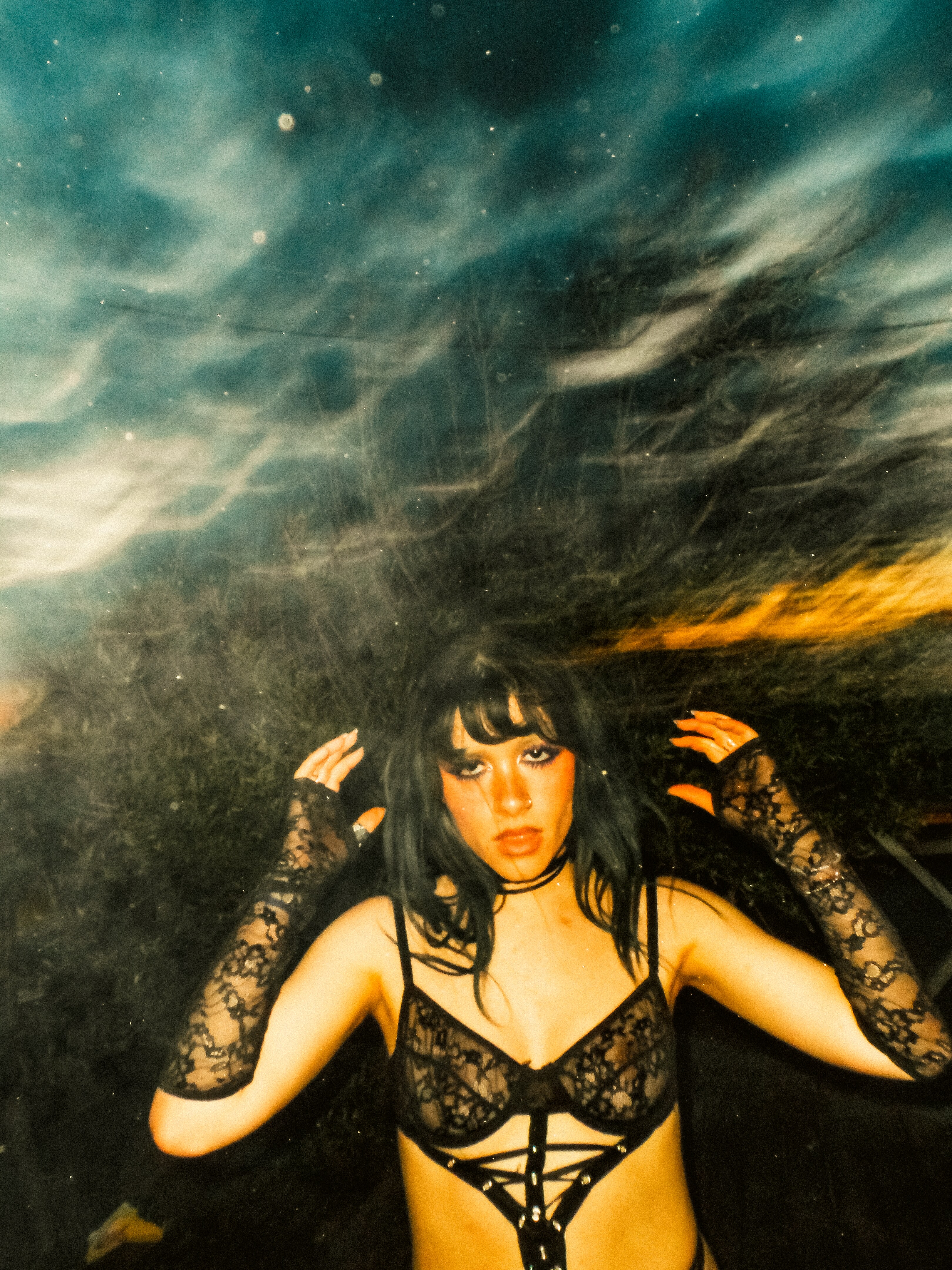 analog film portrait, fine art photography